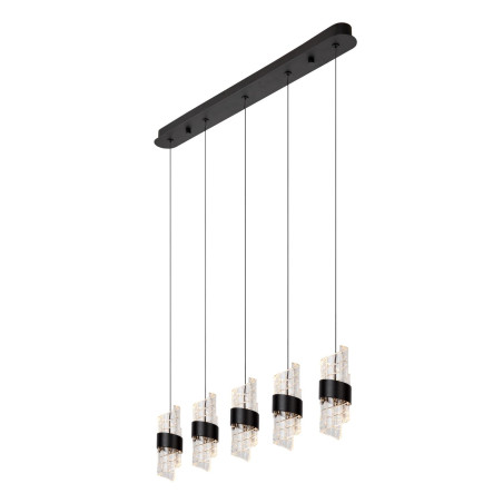 Lucide KLIGANDE - Suspension - LED Dim. - 5x7,8W 2700K - Noir
