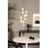 Lucide KLIGANDE - Suspension - Ø 30 cm - LED Dim. - 5x8W 2700K - Or Mat / Laiton