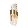 Lucide KLIGANDE - Suspension - Ø 30 cm - LED Dim. - 5x8W 2700K - Or Mat / Laiton