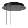Lucide KLIGANDE - Suspension - Ø 30 cm - LED Dim. - 5x8W 2700K - Noir