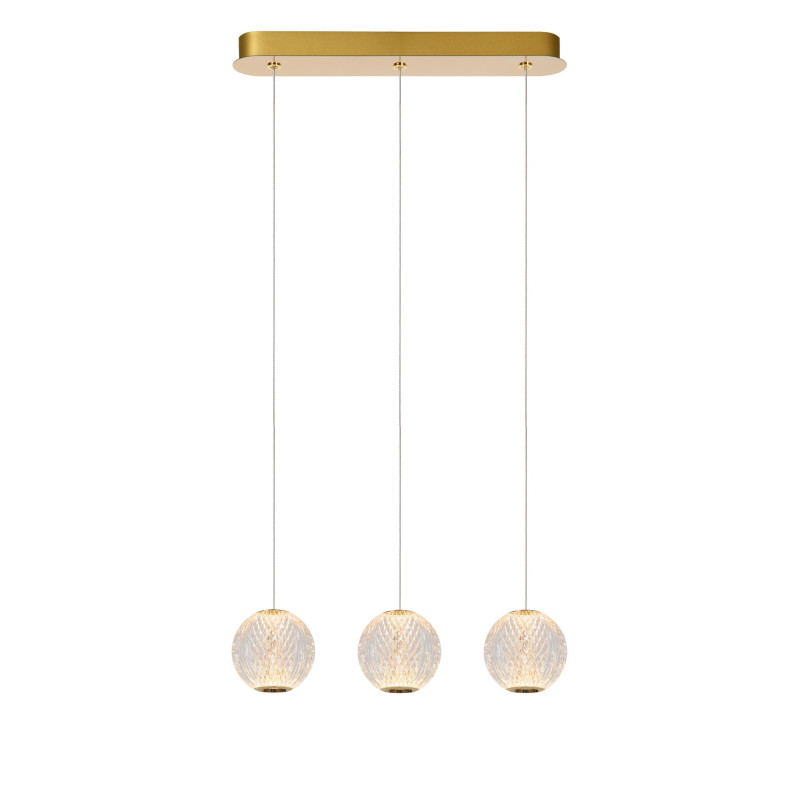 Lucide CINTRA - Suspension - LED Dim. - 3x4,7W 2700K - Transparent
