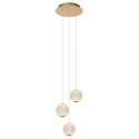 Lucide CINTRA - Suspension - Ø 25 cm - LED Dim. - 3x4,7W 2700K - Transparent