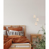 Lucide CINTRA - Suspension - Ø 25 cm - LED Dim. - 3x4,7W 2700K - Transparent