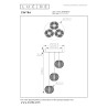 Lucide CINTRA - Suspension - Ø 25 cm - LED Dim. - 3x4,7W 2700K - Transparent