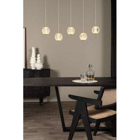Lucide CINTRA - Suspension - LED Dim. - 5x4,7W 2700K - Transparent