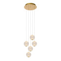 Lucide CINTRA - Suspension - Ø 32 cm - LED Dim. - 5x4,7W 2700K - Transparent