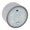 Lucide VELAS - Lampe de table - Piles - Ø 8 cm - LED - 3x0,2W 2700K - Fumé - Ensemble de 3