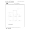 Lucide VELAS - Lampe de table - Piles - Ø 8 cm - LED - 3x0,2W 2700K - Fumé - Ensemble de 3