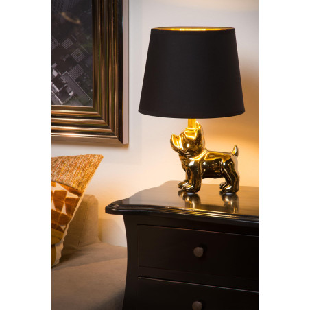 Lucide EXTRAVAGANZA SIR WINSTON - Lampe de table - 1xE14 - Or