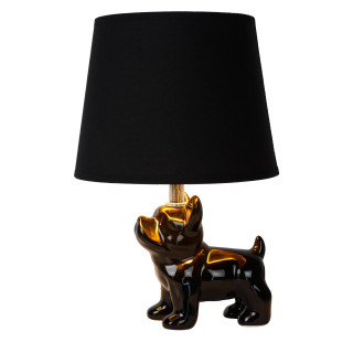 Lucide EXTRAVAGANZA SIR WINSTON - Lampe de table - 1xE14 - Noir