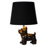 Lucide EXTRAVAGANZA SIR WINSTON - Lampe de table - 1xE14 - Noir