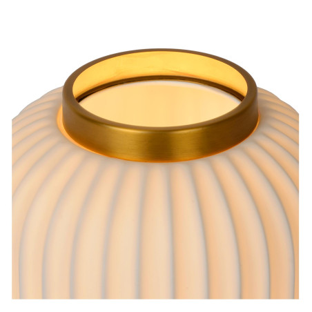 Lucide GOSSE - Lampe de table - Ø 19,5 cm - 1xE14 - Blanc