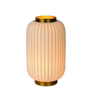 Lucide GOSSE - Lampe de table - Ø 19,7 cm - 1xE14 - Blanc