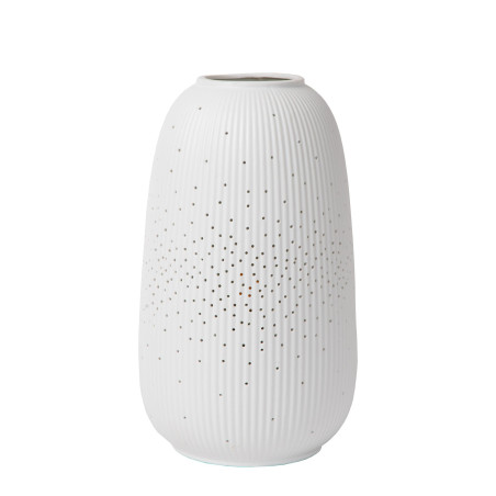 Lucide FLORES - Lampe de table - Ø 14,1 cm - 1xE14 - Blanc