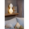 Lucide MOMORO - Lampe de table - 1xE14 - Blanc - L 17,8 x P 17,8 x H 40,2 cm