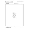 Lucide MOMORO - Lampe de table - 1xE14 - Blanc - L 17,8 x P 17,8 x H 40,2 cm