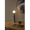 Lucide FIGARO - Lampe de table - Ø 12 cm - 1xG9 - Gris - H 45 cm