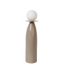 Lucide FIGARO - Lampe de table - Ø 12 cm - 1xG9 - Gris - H 48,8 cm