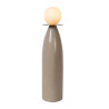Lucide FIGARO - Lampe de table - Ø 12 cm - 1xG9 - Gris - H 53,5 cm