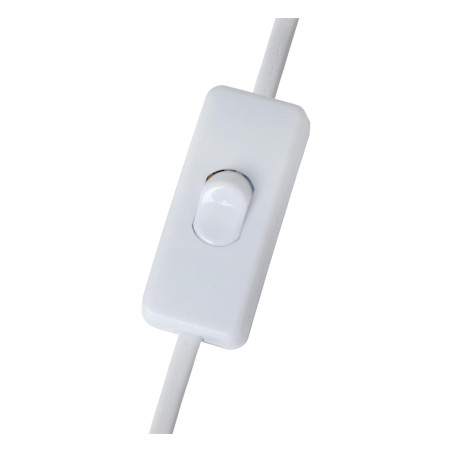 Lucide FIGARO - Lampe de table - Ø 12 cm - 1xG9 - Gris - H 53,5 cm