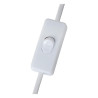Lucide FIGARO - Lampe de table - Ø 12 cm - 1xG9 - Gris - H 53,5 cm