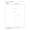 Lucide FIGARO - Lampe de table - Ø 12 cm - 1xG9 - Gris - H 53,5 cm