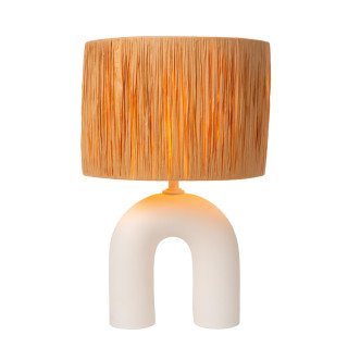 Lucide RONDA - Lampe de table - 1xE27 - Blanc