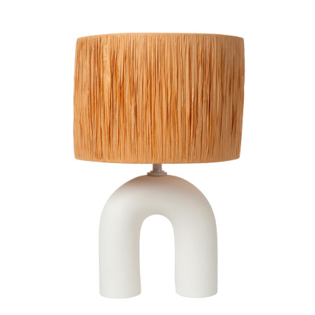 Lucide RONDA - Lampe de table - 1xE27 - Blanc
