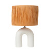 Lucide RONDA - Lampe de table - 1xE27 - Blanc