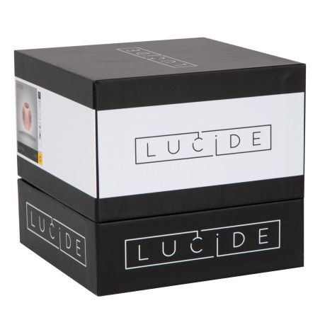 Lucide CINTRA - Lampe de table Rechargeable - Batterie/Piles - Ø 11 cm - LED 3 StepDim - 1x2W 2700K - Transparent