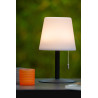 Lucide RIO - Lampe de table Rechargeable Intérieur/Extérieur - Batterie/Piles - Ø 15,5 cm - LED Dim. - 1x1,8W 3000K - IP44 -