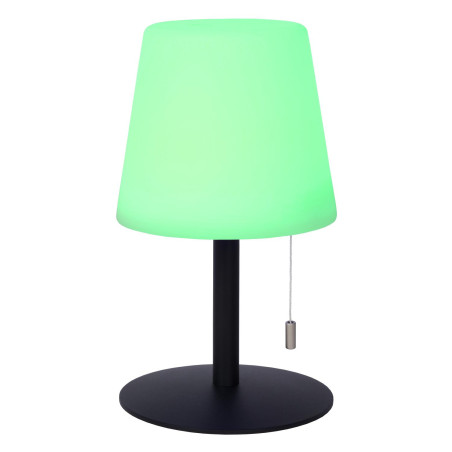 Lucide RIO - Lampe de table Rechargeable Intérieur/Extérieur - Batterie/Piles - Ø 15,5 cm - LED Dim. - 1x1,8W 3000K - IP44 -