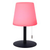 Lucide RIO - Lampe de table Rechargeable Intérieur/Extérieur - Batterie/Piles - Ø 15,5 cm - LED Dim. - 1x1,8W 3000K - IP44 -
