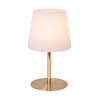 Lucide TYON - Lampe de table Rechargeable Intérieur/Extérieur - Batterie/Piles - Ø 15 cm - LED Dim. - 1x2W 2700K - IP65 - Or