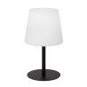 Lucide TYON - Lampe de table Rechargeable Intérieur/Extérieur - Batterie/Piles - LED Dim. - 1x2W 2700K - IP65 - Noir