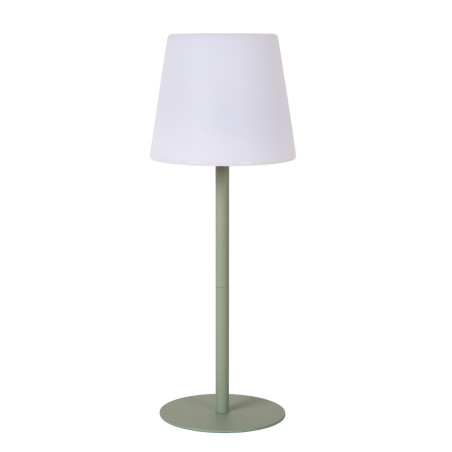 Lucide TYON - Lampe de table Rechargeable Intérieur/Extérieur - Batterie/Piles - LED Dim. - 1x2W 2700K - IP65 - Vert