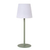 Lucide TYON - Lampe de table Rechargeable Intérieur/Extérieur - Batterie/Piles - LED Dim. - 1x2W 2700K - IP65 - Vert