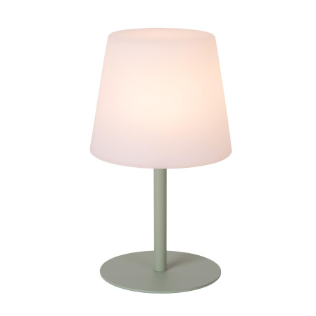 Lucide TYON - Lampe de table Rechargeable Intérieur/Extérieur - Batterie/Piles - LED Dim. - 1x2W 2700K - IP65 - Vert