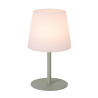 Lucide TYON - Lampe de table Rechargeable Intérieur/Extérieur - Batterie/Piles - LED Dim. - 1x2W 2700K - IP65 - Vert