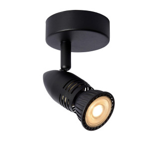 Lucide CARO - Spot plafond - Ø 9 cm - 1xGU10 (MR16) - Noir