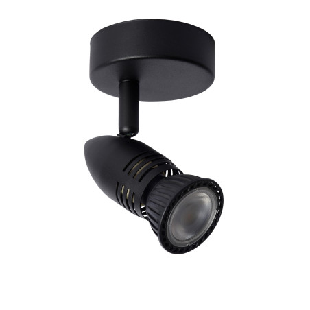 Lucide CARO - Spot plafond - Ø 9 cm - 1xGU10 (MR16) - Noir