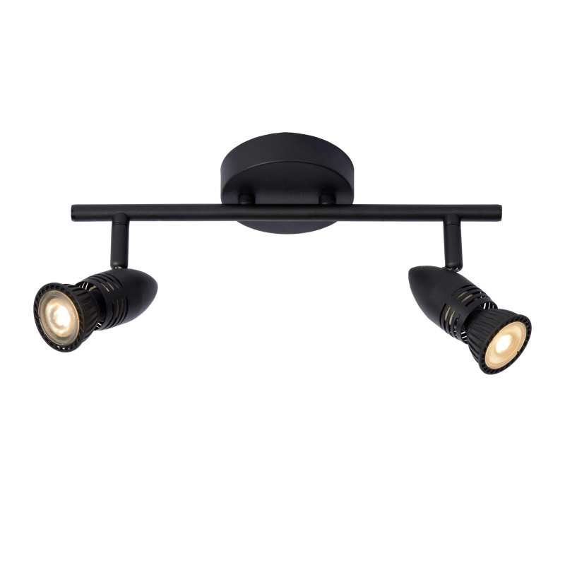Lucide CARO - Spot plafond - 2xGU10 (MR16) - Noir