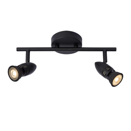 Lucide CARO - Spot plafond - 2xGU10 (MR16) - Noir