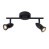 Lucide CARO - Spot plafond - 2xGU10 (MR16) - Noir