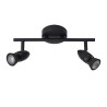 Lucide CARO - Spot plafond - 2xGU10 (MR16) - Noir