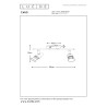 Lucide CARO - Spot plafond - 2xGU10 (MR16) - Noir