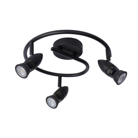 Lucide CARO - Spot plafond - Ø 31 cm - 3xGU10 (MR16) - Noir
