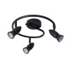 Lucide CARO - Spot plafond - Ø 31 cm - 3xGU10 (MR16) - Noir