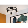Lucide CARO - Spot plafond - Ø 31 cm - 3xGU10 (MR16) - Noir