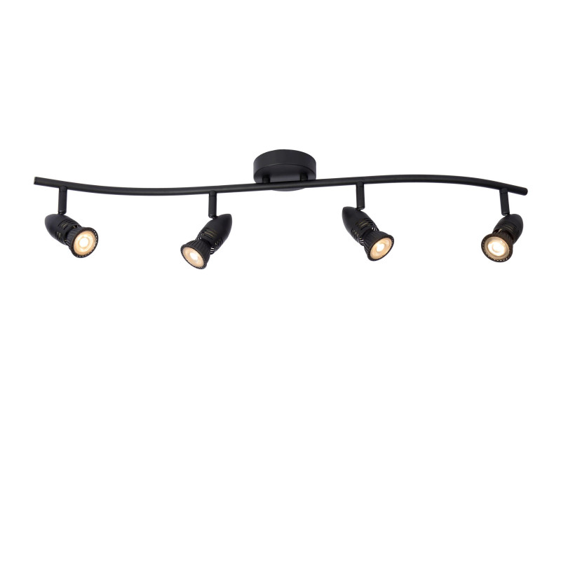 Lucide CARO - Spot plafond - 4xGU10 (MR16) - Noir
